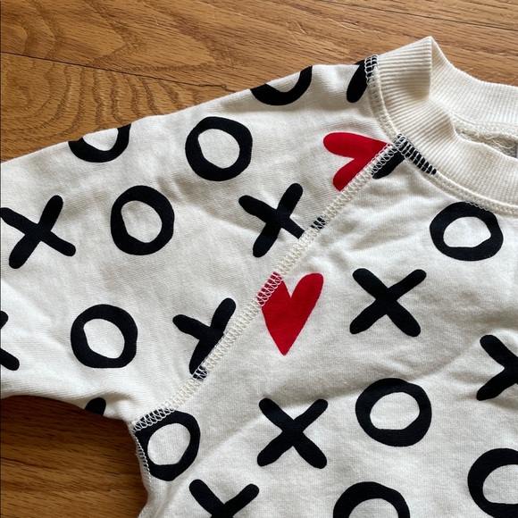 Hanna Andersson Valentines Print Sweatshirt In French Terry - Picture 11 of 11